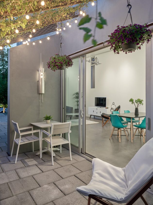 small house outdoor space