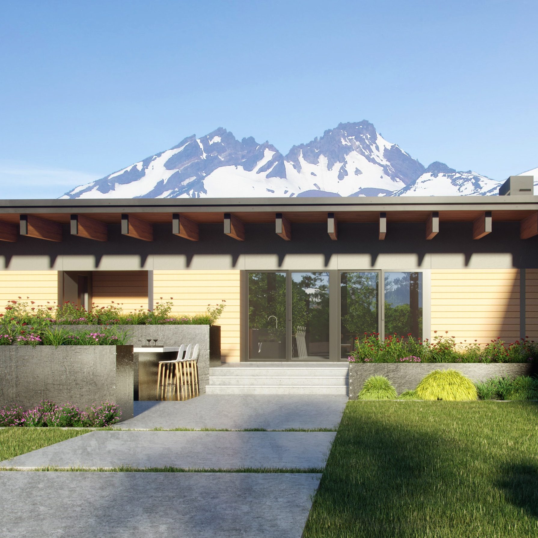 Highlands House Modern Bend Architecture